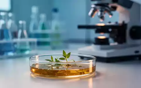 Modernes medizinisches Labor mit wissenschaftlichen Instrumenten und einer Pflanzenprobe für die pharmazeutische Forschung. - Foto: über boerse-global.de