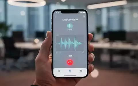 Ein iPhone zeigt die Hold Assist Benutzeroberfläche mit Live-Transkription während einer Telefonwarteschleife. - Foto: über boerse-global.de