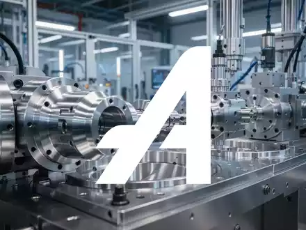Moderne industrielle Fertigungsanlage mit präzisen mechanischen Bauteilen in einer professionellen, hellen Umgebung. - Foto: über boerse-global.de