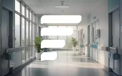 Heller, moderner Krankenhausflur mit natürlichem Licht, der Stabilität und gesundheitliches Wachstum symbolisiert. - Foto: über boerse-global.de