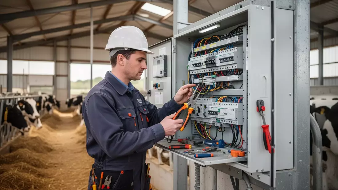 SVLFG: Elektroprüfungen in der Landwirtschaft als Pflicht und Schutz