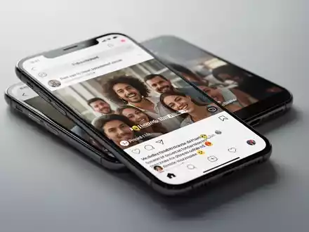 Ein Smartphone zeigt eine Kurzvideo-Plattform, die den Fokus auf authentische, menschliche Inhalte legt. - Foto: über boerse-global.de