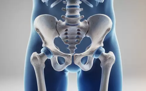 Medizinische 3D-Darstellung eines menschlichen Hüftknochens vor einem neutralen Hintergrund zur Veranschaulichung der Knochengesundheit. - Foto: über boerse-global.de