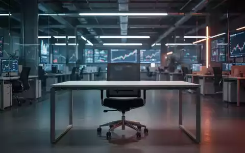 Ein leerer Schreibtisch in einem modernen Bürogebäude, der die angespannte Situation auf dem Ausbildungsmarkt symbolisiert. - Foto: über boerse-global.de