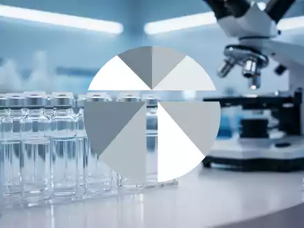 Abstrakte Darstellung eines modernen pharmazeutischen Labors mit Fokus auf medizinische Innovation und Fortschritt. - Foto: über boerse-global.de