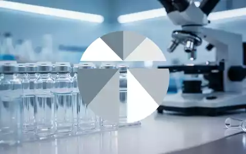 Abstrakte Darstellung eines modernen pharmazeutischen Labors mit Fokus auf medizinische Innovation und Fortschritt. - Foto: über boerse-global.de