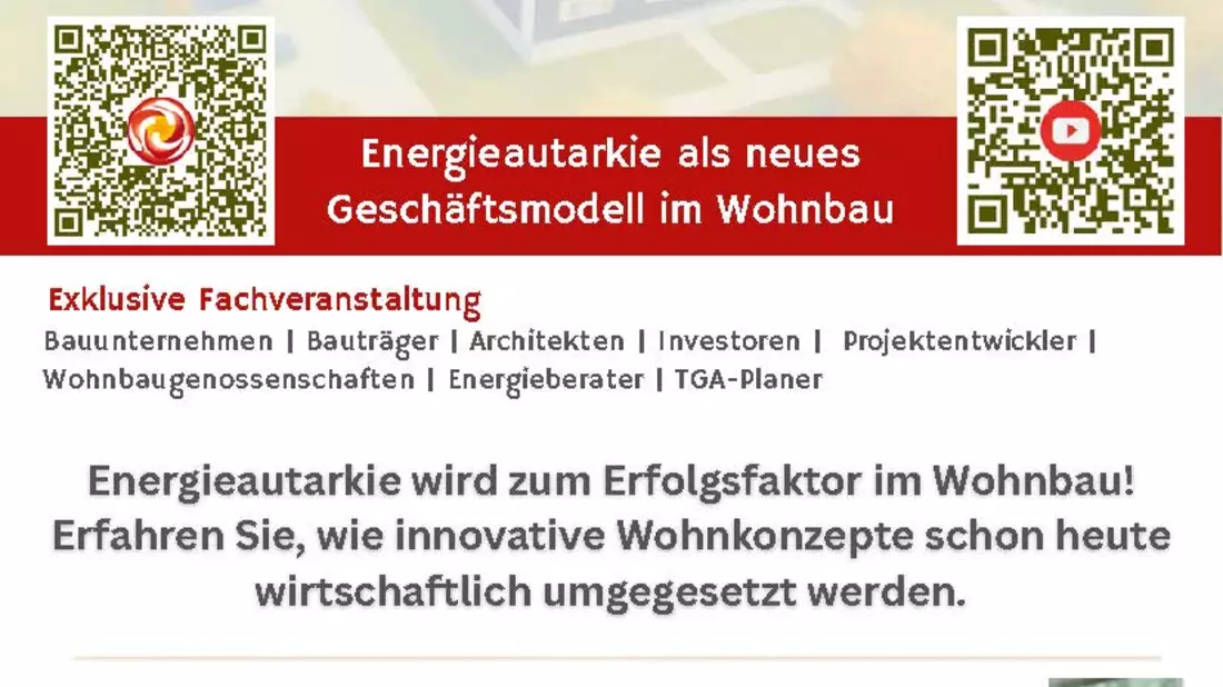 Wohnen ohne Energiekrise: Energieautarkie als neues Geschäftsmodell im Wohnbau
