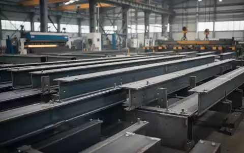Moderne industrielle Metallverarbeitungsanlage mit Fokus auf Stahlträgern. - Foto: über boerse-global.de