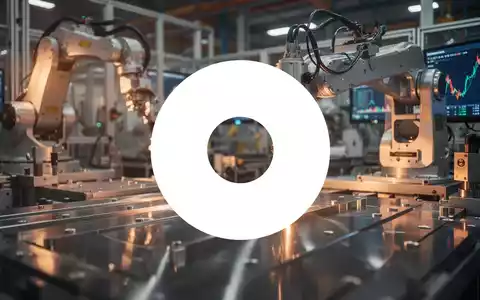 Abstrakte Darstellung einer modernen Industrieanlage mit Fokus auf Fertigung und wirtschaftliche Stabilität. - Foto: über boerse-global.de