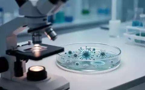 Mikroskopische Aufnahme von Bakterienkulturen in einem modernen medizinischen Labor zur Erforschung des Mikrobioms. - Foto: über boerse-global.de