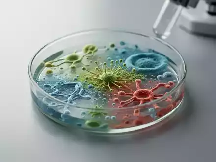 Nahaufnahme einer Petrischale in einem Labor, die ein gesundes Mikrobiom zur wissenschaftlichen Untersuchung darstellt. - Foto: über boerse-global.de