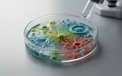 Nahaufnahme einer Petrischale in einem Labor, die ein gesundes Mikrobiom zur wissenschaftlichen Untersuchung darstellt. - Foto: über boerse-global.de