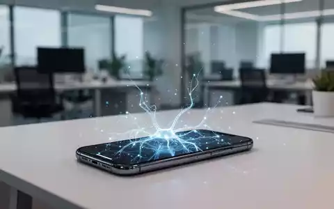 Modernes Büro-Setup mit einem Smartphone, das eine KI-Schnittstelle anzeigt, als Symbol für die Integration von KI im Alltag. - Foto: über boerse-global.de