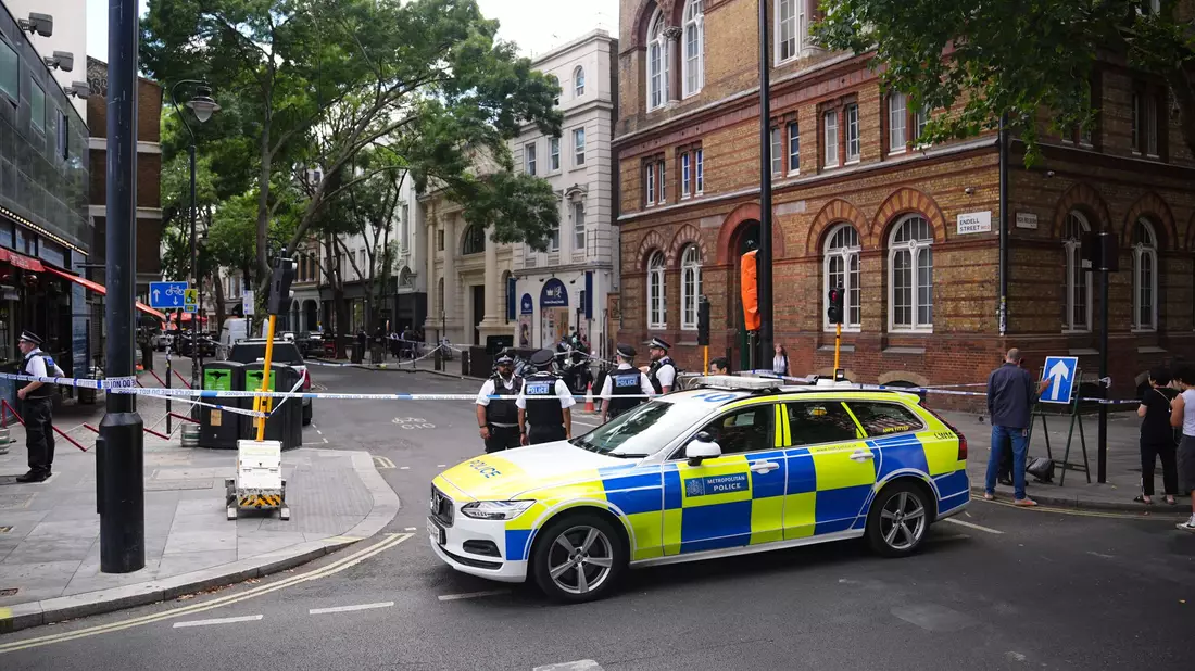 Mehrere Menschen wurden am Mittwoch in London niedergestochen. - Bild: James Manning/PA Wire/dpa