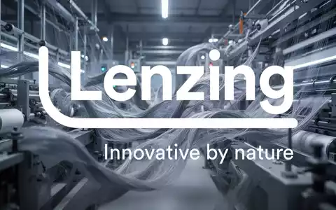 Abstrakte Darstellung einer modernen Textilproduktion in kühlen Blautönen als Symbol für industrielle Transformation. - Foto: über boerse-global.de