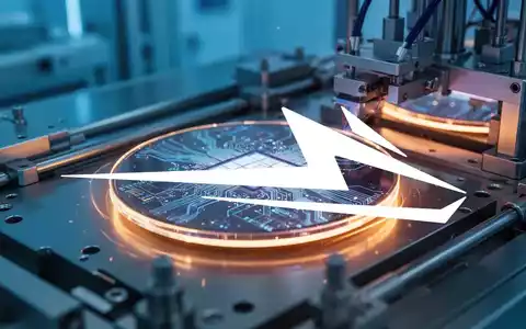 Abstrakte Darstellung moderner Halbleiterfertigung und technologischer Innovation in einer Reinraumumgebung. - Foto: über boerse-global.de