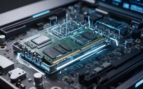 Nahaufnahme interner Computerspeichermodule und Motherboard-Komponenten in einem modernen Laptop. - Foto: über boerse-global.de