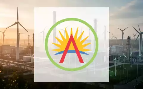 Moderne Industrieanlage für nachhaltige Energietechnologien bei Sonnenuntergang - Foto: über boerse-global.de