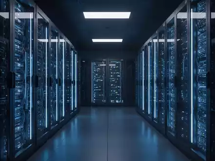 Moderne Server-Infrastruktur in einem Rechenzentrum zur Veranschaulichung automatisierter Cybersicherheits-Compliance. - Foto: über boerse-global.de