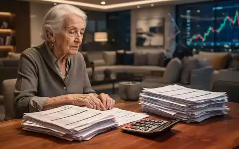 Ein älterer Mensch betrachtet nachdenklich Finanzunterlagen und einen Taschenrechner an einem Holztisch. - Foto: über boerse-global.de