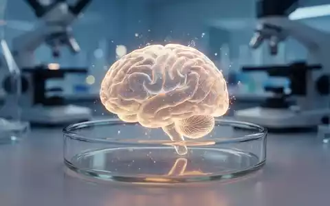 Ein glühendes Hirnorganoid in einer Petrischale als Symbol für moderne neurologische Forschung und Wirkstoffentwicklung. - Foto: über boerse-global.de