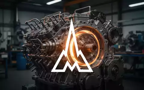 Abstraktes, atmosphärisches Bild eines Industrieteils in einem professionellen, technischen Umfeld. - Foto: über boerse-global.de