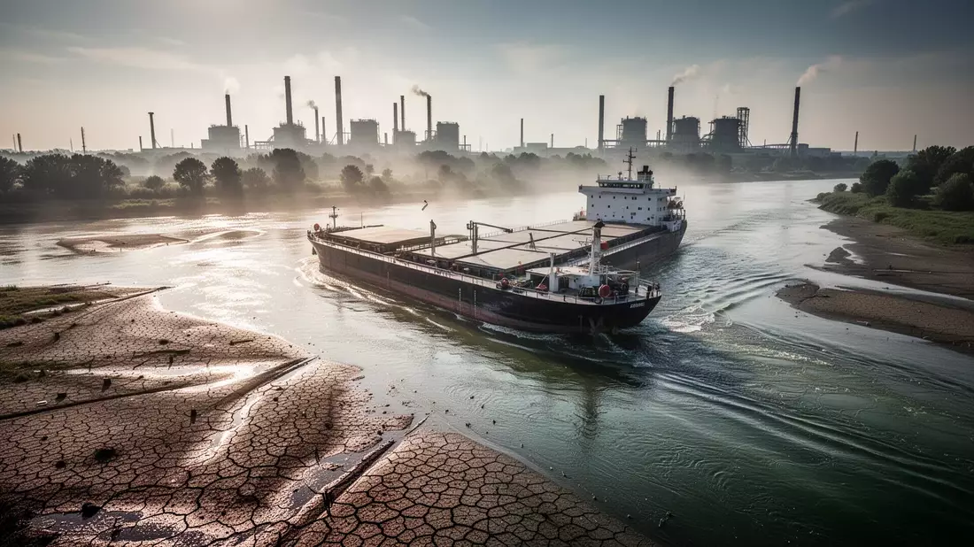 Rhein-Rekordtief: Milliardenverluste für die deutsche Industrie