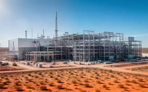 Eine riesige, moderne Halbleiterfabrik im Bau in einer weiten, sonnigen texanischen Landschaft. - Foto: über boerse-global.de