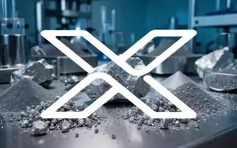 Abstrakte Darstellung von Industriemineralien und metallischen Werkstoffen in einem modernen Laborumfeld. - Foto: über boerse-global.de