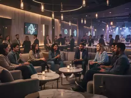 Modernes, einladendes Club-Interieur mit gedimmter, atmosphärischer Beleuchtung für eine inklusive und sichere Umgebung. - Foto: über boerse-global.de