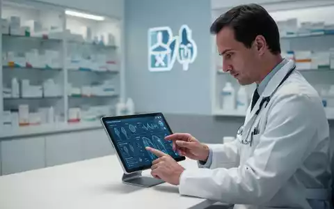 Ein Arzt betrachtet digitale Patientendaten in einer modernen Praxis im Kontext der medizinischen Cannabistherapie. - Foto: über boerse-global.de