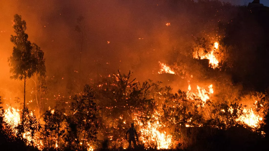 Die spanischen Behörden sind wegen der Waldbrandgefahr durch zehntausende Touristen in ländlichen Gebieten während der Sonnenfinsternis am kommenden Mittwoch in höchster Alarmbereitschaft.  - Bild: Elena Fernández/EUROPA PRESS/dpa