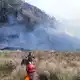 Waldbrände am Bromo sind in Dürrezeiten keine Seltenheit. - Bild: -/BNPB/dpa