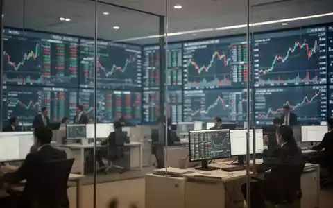 Moderne Finanzhandelsplattform mit digitalen Börsencharts im Hintergrund. - Foto: über boerse-global.de