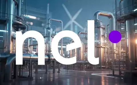 Futuristische Industrieanlage für Wasserstofftechnologie und erneuerbare Energien in atmosphärischer Beleuchtung. - Foto: über boerse-global.de