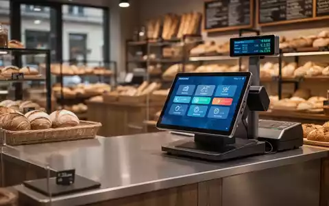 Modernes Kassensystem in einem Ladengeschäft als Symbol für die geplante digitale Bonpflicht. - Foto: über boerse-global.de