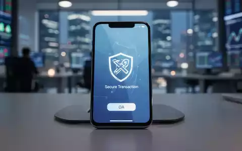 Ein Smartphone zeigt eine moderne digitale Bezahlschnittstelle in einer professionellen Büroumgebung. - Foto: über boerse-global.de