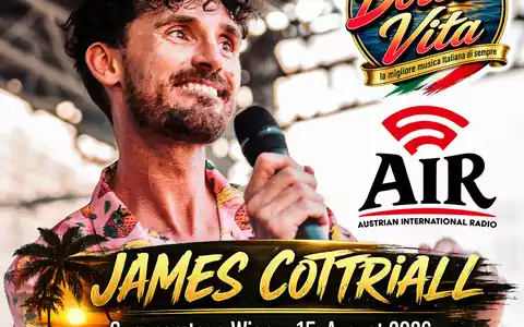 AIR RADIO überträgt James Cottriall - Foto: AIR - Austrian International Radio über pressetext.de