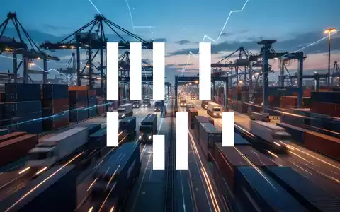 Abstrakte Darstellung eines globalen Logistikzentrums mit moderner Beleuchtung als Symbol für Unternehmensfusionen. - Foto: über boerse-global.de