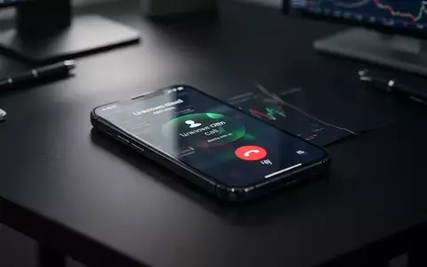 Ein Smartphone auf einem Schreibtisch zeigt einen eingehenden Anruf von einer unbekannten Nummer. - Foto: über boerse-global.de
