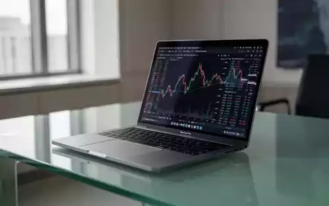 Ein schlankes MacBook Pro auf einem minimalistischen Büroschreibtisch, das professionelle Finanzmarkttrends widerspiegelt. - Foto: über boerse-global.de