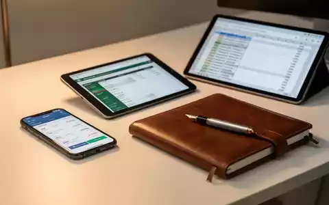 Ein aufgeräumter Schreibtisch mit Smartphone, Tablet und Notizbuch zur strukturierten Finanzplanung. - Foto: über boerse-global.de