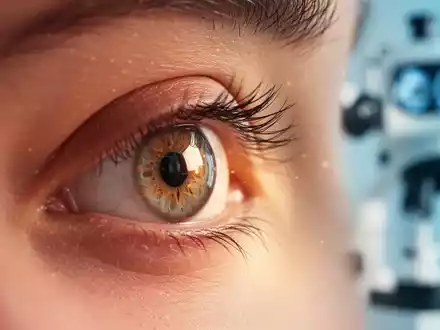 Nahaufnahme eines menschlichen Auges in einer klinischen Umgebung als Symbol für Forschung zur diabetischen Retinopathie. - Foto: über boerse-global.de