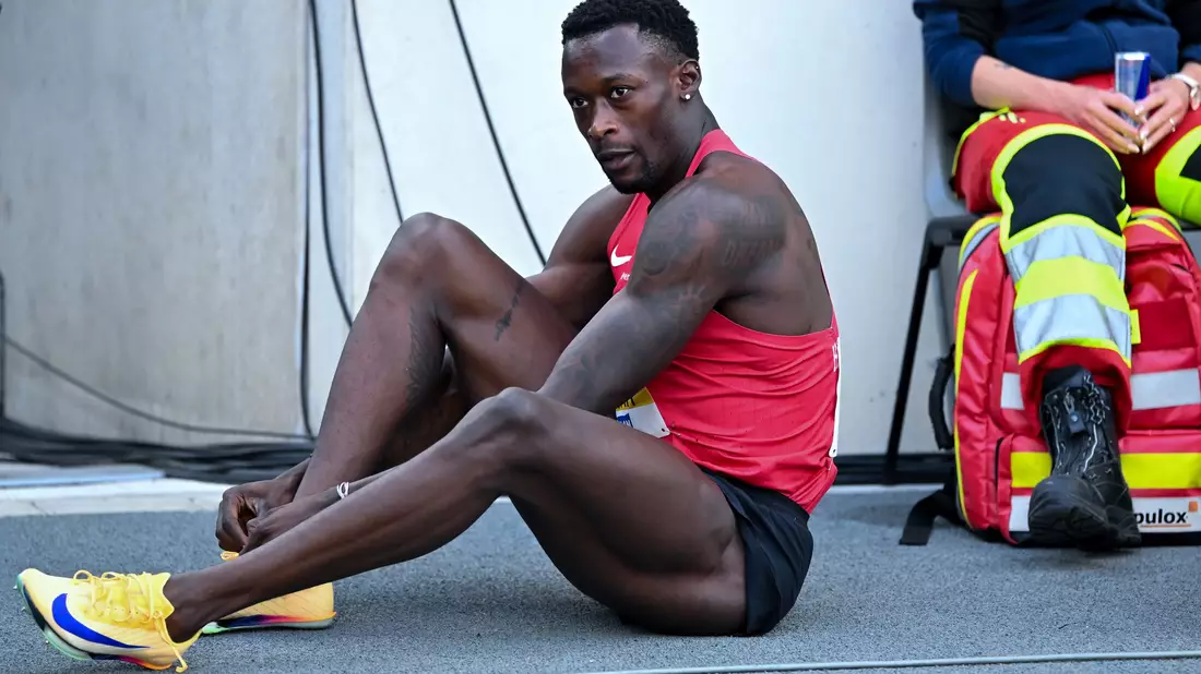 Könnte bald vor einer langen Sperre stehen: Sprinter Owen Ansah. (Archivbild) - Bild: Sven Hoppe/dpa