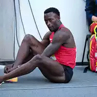 Könnte bald vor einer langen Sperre stehen: Sprinter Owen Ansah. (Archivbild) - Foto: Sven Hoppe/dpa
