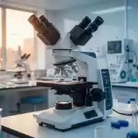 Modernes medizinisches Labor mit Mikroskop und klinischen Geräten in einer sterilen, professionellen Umgebung. - Foto: über boerse-global.de