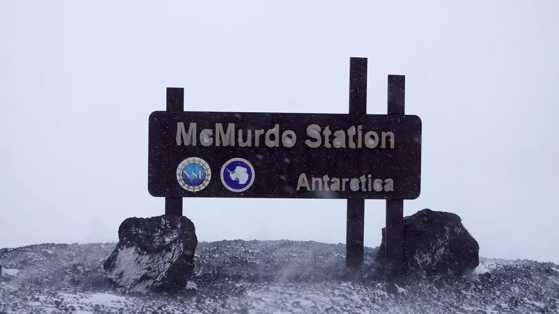 Die McMurdo-Station ist die größte Forschungsstation in der Antarktis. - Bild: Uncredited/U.S. National Science Foundation/AP/dpa