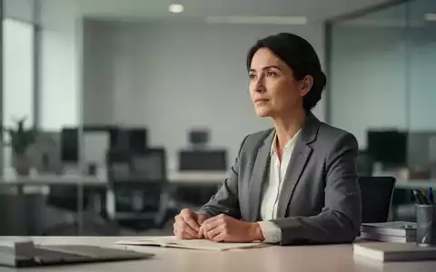 Eine nachdenkliche Person in einem modernen, hellen Büro, die Ruhe und emotionale Ausgeglichenheit ausstrahlt. - Foto: über boerse-global.de