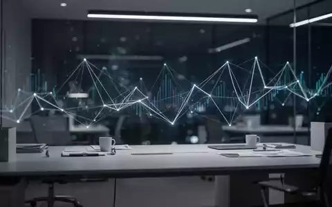 Abstrakte Darstellung von digitaler Finanztechnologie und Blockchain in einer professionellen, modernen Umgebung. - Foto: über boerse-global.de