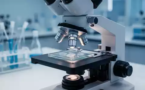 Ein medizinisches Mikroskop in einem Labor, das wissenschaftliche Forschung zur Bedeutung des Mikrobioms symbolisiert. - Foto: über boerse-global.de